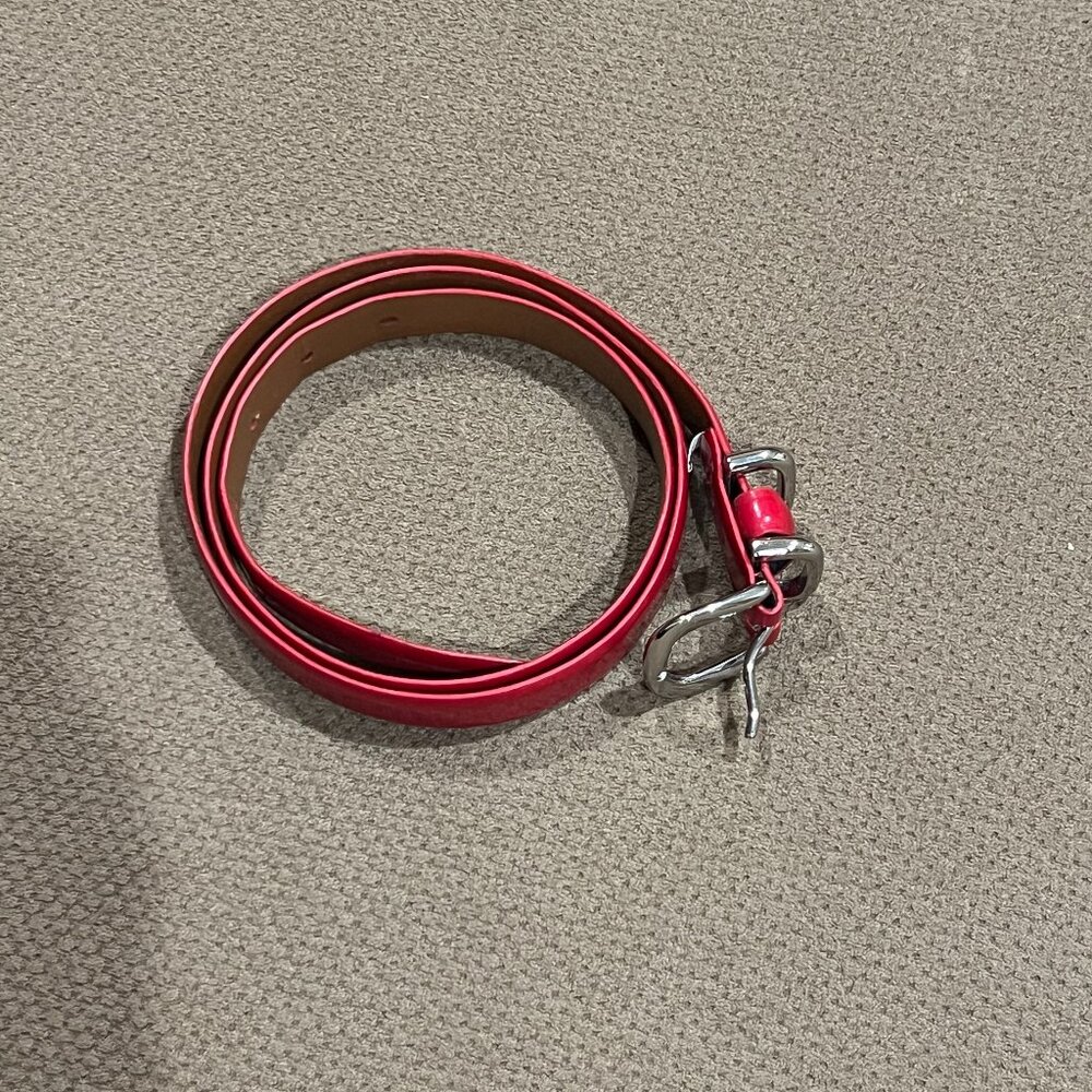 XL patten Lether Ralph Lauren 2000 Red Belt